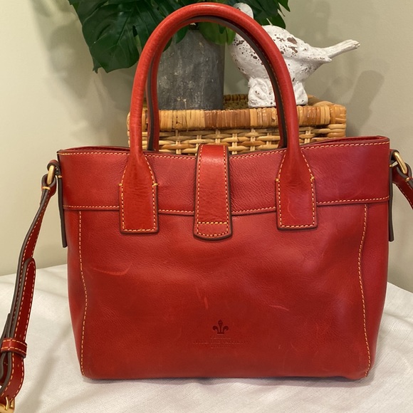 Dooney & Bourke Florentine Amelie Tote Crossbody in Red NWOT - Picture 2 of 13